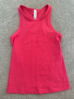 NWOT lululemon Hot Pink Fitted Racerback Tank